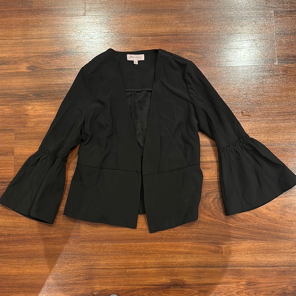 Slightly worn Philosophy Woman suit blazer/jacket color black, size S